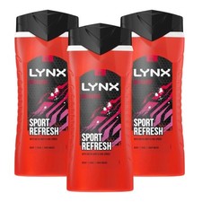 3x Lynx Recharge Shower Gel 3