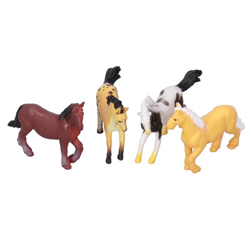 12x toy horses high simulation - toy,