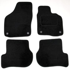 For VW Golf Mk6 2008-2013 Fully Tailored Carpet Car Mats Black 4pcs Floor Set