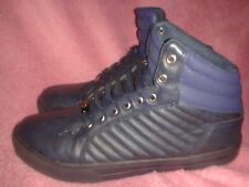 MENS SIZE 7 NAVY TWISTED FAITH HI TOPS