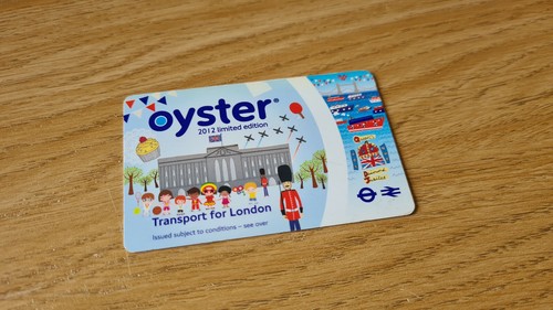 Limited edition oyster card