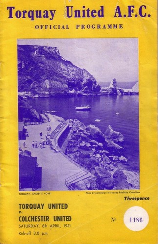 Torquay colchester 1960 61 - v, 1960/61