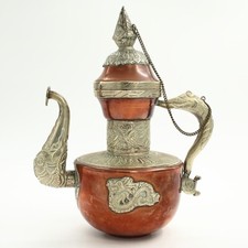 Tibetan Teapot in Copper and