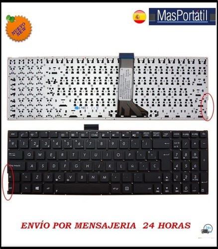 Keyboard spanish new laptop - keyboard,
