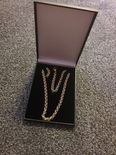 Gold plated barrel link - plated,