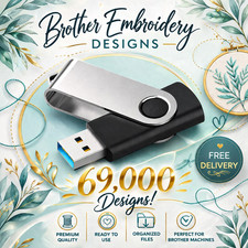 69000+ Brother Embroidery USB