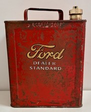 Vintage petrol can - petrol,
