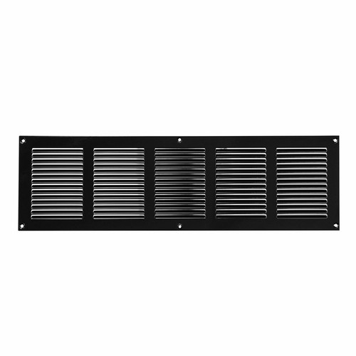Black metal air vent - metal, grille