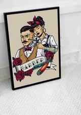 BARBER SHOP POSTER HAIR COOL