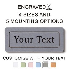 Personalised Wooden Sign / Your Text Custom Gift Plaque for Home and Office