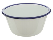 Enamel Pudding Bowl 10cm Basin