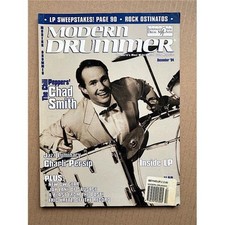 RED HOT CHILI PEPPERS MODERN DRUMMER MAGAZINE DECEMBER 1994 -  CHAD SMITH COVER 