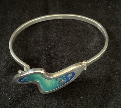 Shetland silver and enamel - and,