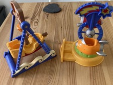 ELC Happyland Fairground Swing Boat and Rocket  Ride 