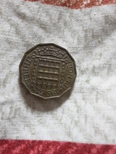 1966 Three Pence Coin