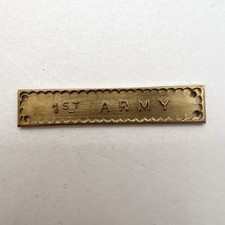 WW2 1st Army Africa Star Medal