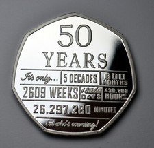 50th Birthday Silver