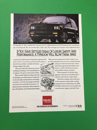 1992 gmc typhoon original - gmc,