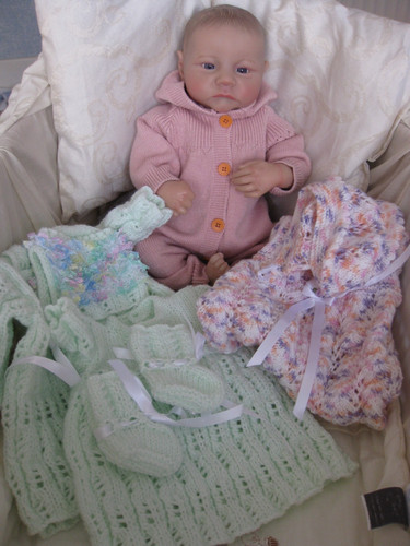 Reborn vinyl baby girl - vinyl, doll
