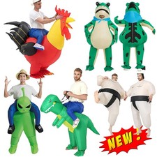 ?HOT Inflatable Ride-on Rooster Alien Frog Costume Blow Up Suits Party Dress?