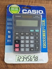 Casio Calculator MS-8S Two Way Power, Brand New and Sealed