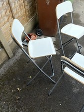 White Kitchen Island/Breakfast Bar  Stools IKEA FRANKLIN collection