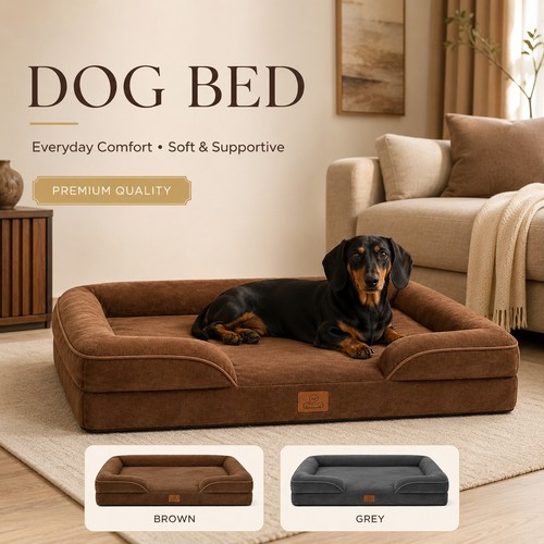 Large orthopedic dog bed - large,