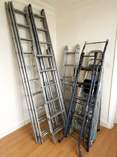 Aluminium multiple ladders - multiple,