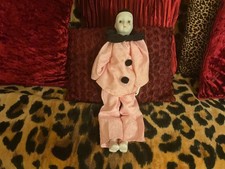 Vintage Pierrot Clown Doll