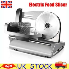 Electric Food Slicer Machine Meat Bread Cheese Vegetable Adjustable Cutter Tool