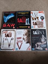 Saw Movie 1 - 6 Used In Very Good Condition