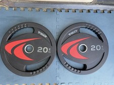 2 x 20kg TKO SIGNATURE URETHANE OLYMPIC WEIGHT PLATES