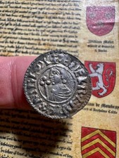 Saxon King Aethelred II CRUX Type Penny, Lincoln Mint, S1148, Ex Hoard Coin
