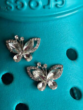 2 Diamond Gem Butterfly Shoe