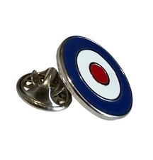 RAF Royal Air Force Roundel Military Enamel Lapel Pin Badge