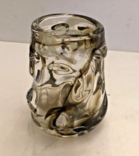 WHITEFRIARS BROWN STREAK KNOBBLY VASE