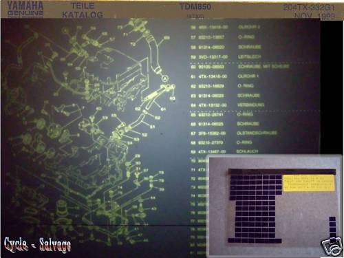 Yamaha tdm 850 - yamaha, 850_4tx_spares