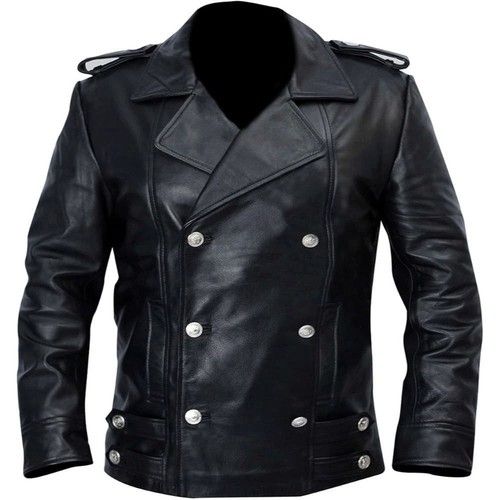 Men black cowhide leather - men's,
