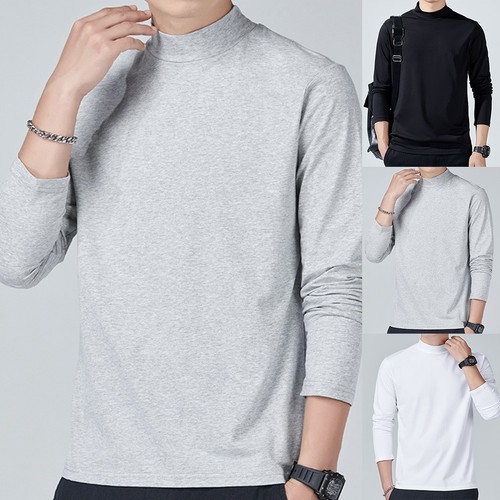Mens casual turtleneck long - mens,