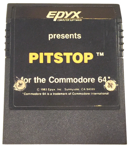 Pitstop commodore game - pitstop,