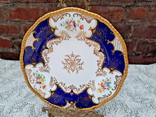 Coalport Batwing Blue plate