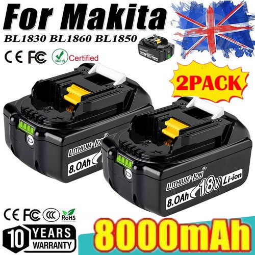 18v 8000mah 0ah - 2x, 8.0ah
