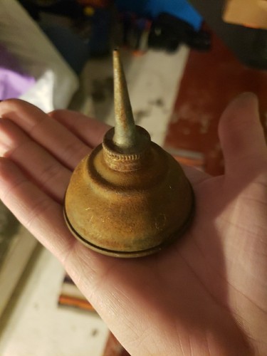 Antique thumb pump brass - antique, oil
