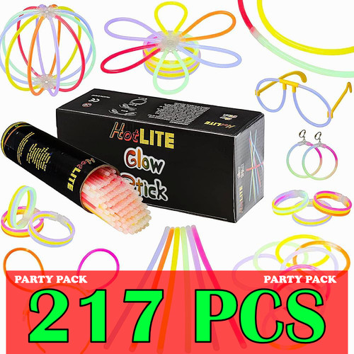 217 pcs glow sticks - 217,