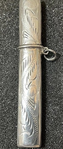 Needle case antique silver - antique,