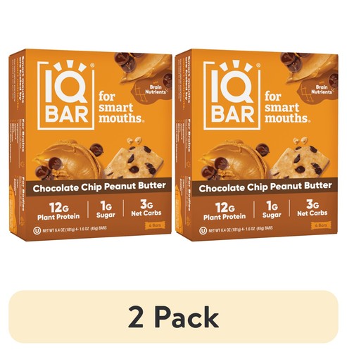 Iqbar chocolate chip - iqbar, peanut