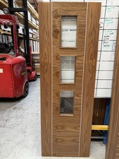 78x27” 35mm Walnut Glaze Alcaraz Internal Door