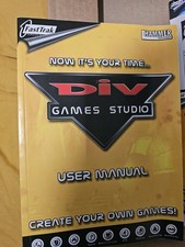 Div Games Studio Big Box with Manuals and Inserts Great Condtion PC Cd Rom