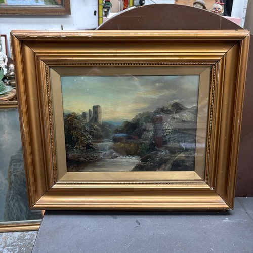 Antique victorian oil - victorian,