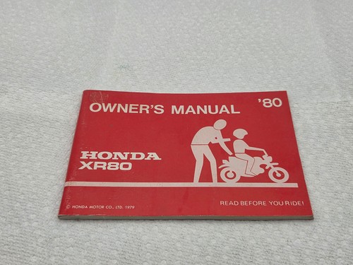 1980 honda xr80 owner - honda, manual